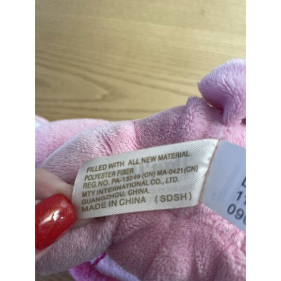 Dan Dee Collectors Choice Funny Bunny Plush Pink Rabbit Stuffed Animal 8.5 Inch - Picture 6 of 10